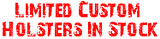 Custom Concealment Leather Gun Holsters